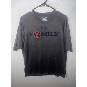 Underarmour Men's Auburn Grey Family Short Sleeve T Shirt Size Large